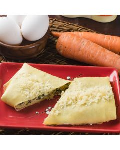 Crepioca de Frango com Espinafre - 180g - Baixa Caloria 298 Kcal - Low Carb 7g de Carboidrato