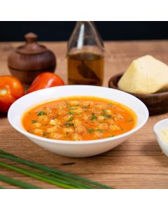 Sopa de Tomates com Croutons de  Queijo Coalho - 350g - 210 Kcal - 11g de Carb LOW CARB*