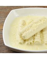 Canelone de Alho Poró e Queijo Minas