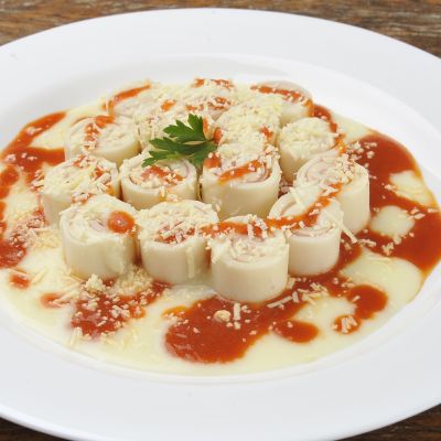 Rondelli de Presunto e Mussarela